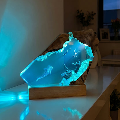 Valorie's Creation - Sea Life Ocean Resin Lamp